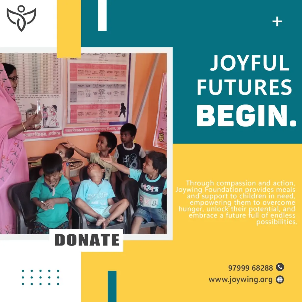 Joyful Futures Begin — children in an Anganwadi